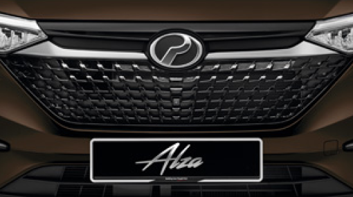 Alza Chrome & Glossy Black Front Grille | The All-New Perodua Alza - 7 Seater MPV