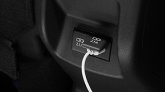 Rear USB ports* | Perodua Ativa - 5 Seater SUV
