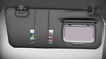 Vanity Mirror with Card Slot | Perodua Ativa - 5 Seater SUV