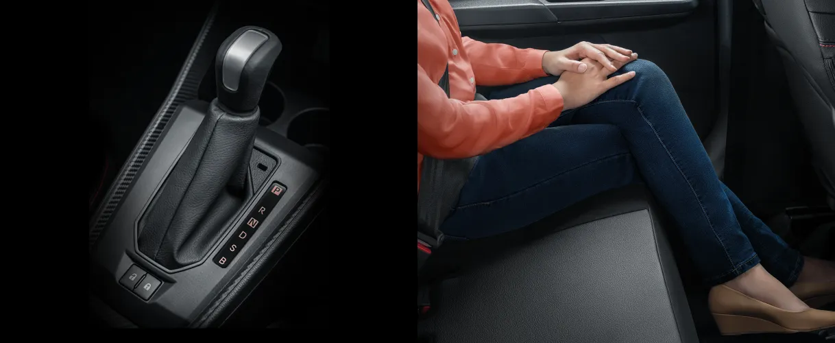 Perodua car climate panel with simple dials, a straightforward comfort view.