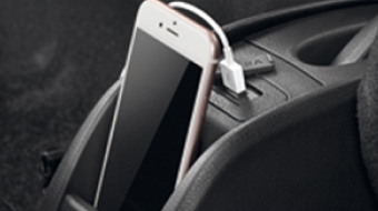 Bezza Handphone Slot and USB Port (Rear Console) | Perodua Bezza - Compact Sedan Car