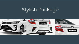 Stylish Package | Perodua Bezza - Compact Sedan Car
