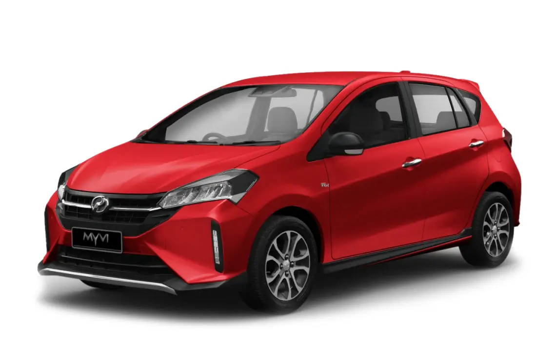 Perodua car boot floor with a reversible mat, quick-swap utility ready for errands.