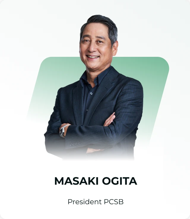 Perodua car shark-fin antenna detail on a tidy roof panel.