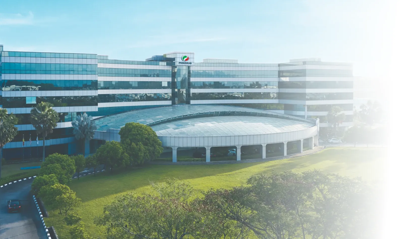 Perodua headquarters in Malaysia, showcasing the company's commitment to leading the automotive industry with affordable, high-quality vehicles and nationwide service.